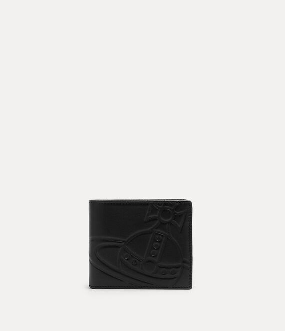 Vivienne Westwood Man. Billfold Wallet Nappa Leather Black One Size Men