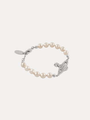 Mini Bas Relief Pearl Bracelet