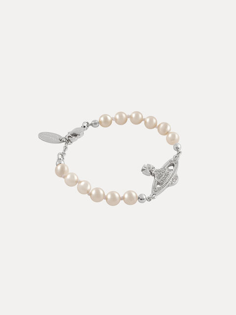 Mini Bas Relief Pearl Bracelet
