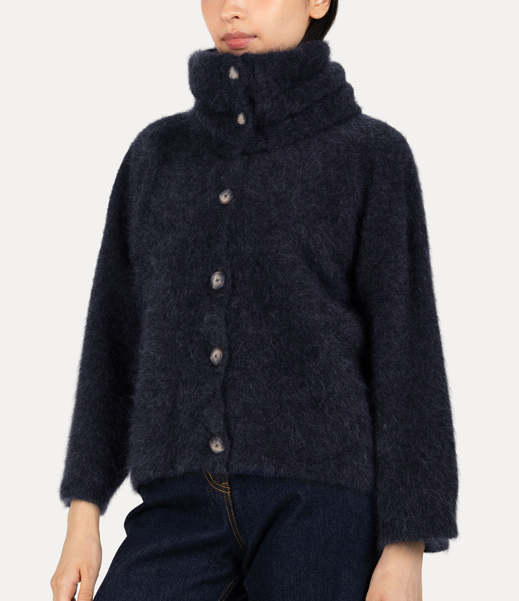 Pure Cashmere Snood Cardigan   large image number 4