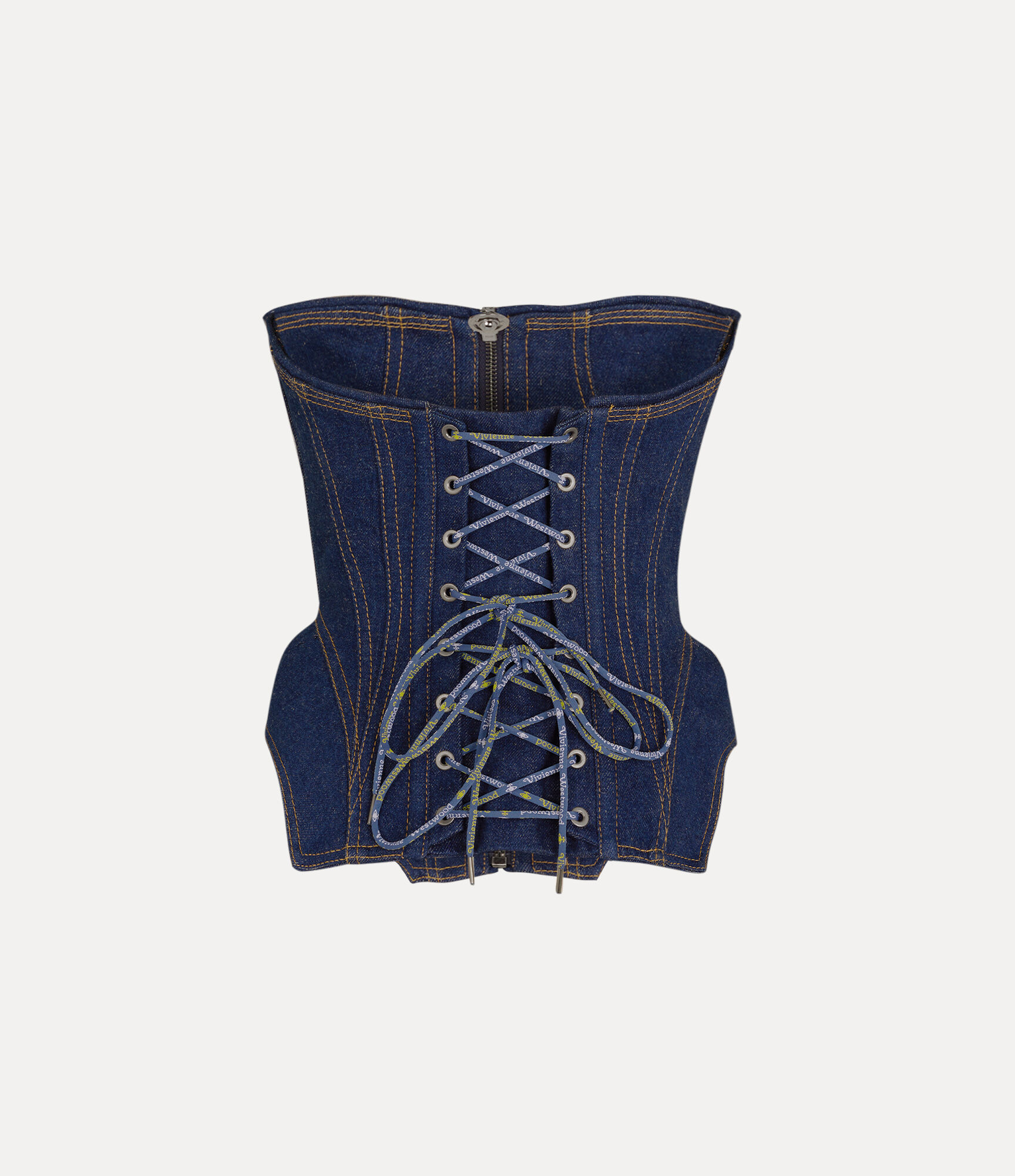Denim Cobrax Corset in INDIGO | Vivienne Westwood®