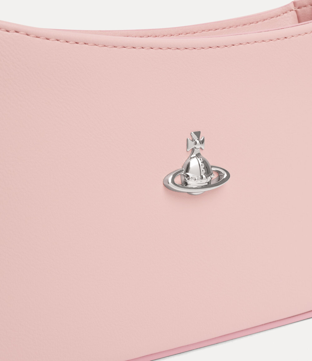 Vivienne Westwood Tasha Shoulder Phone Bag in Pastel Pink, view 4