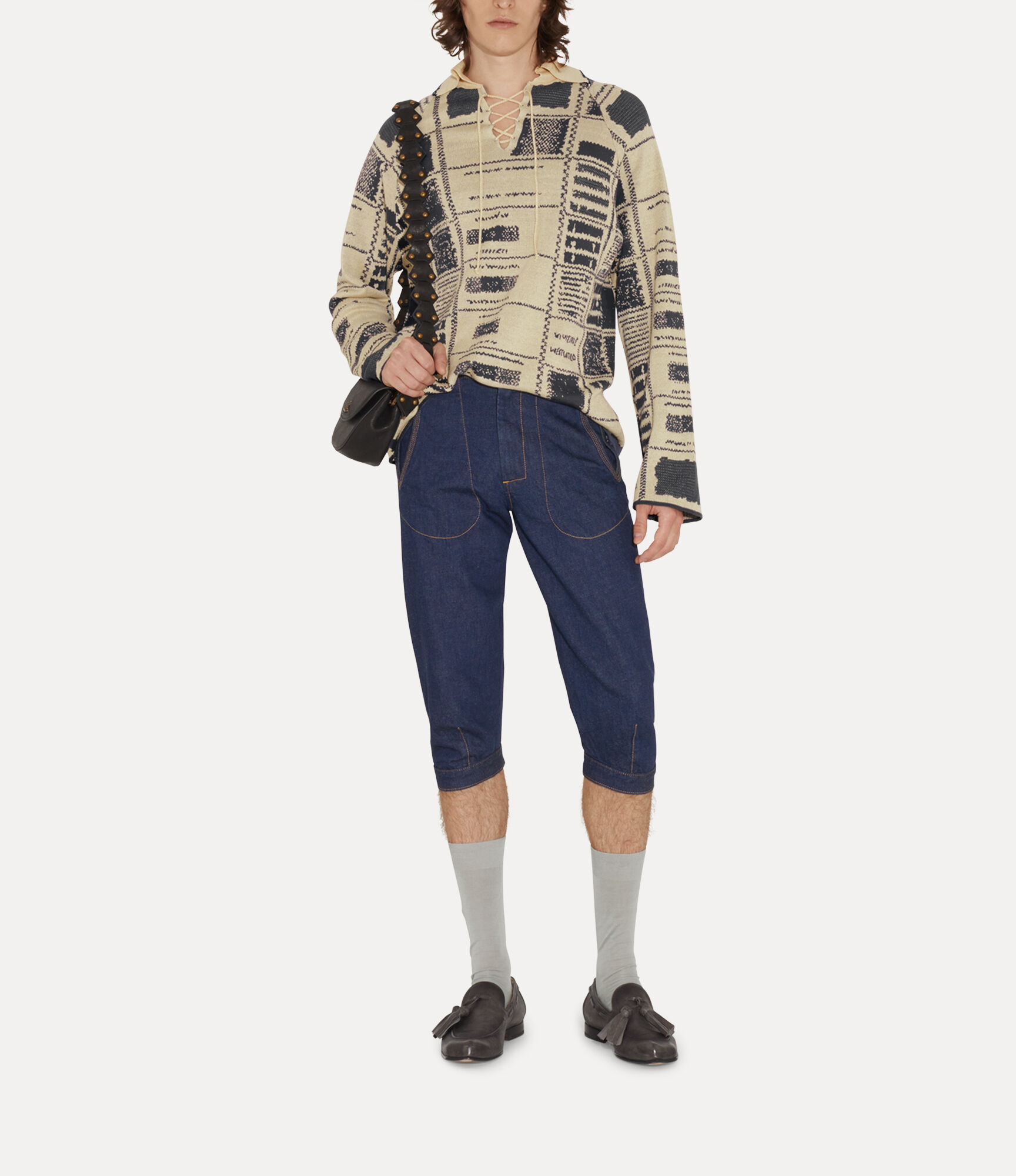 Checked Polo Jumper  large image number 3