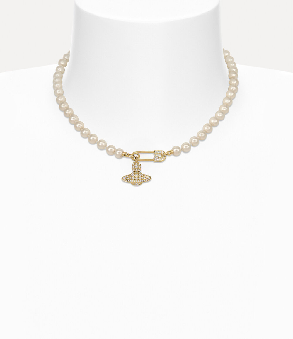 Vivienne Westwood Lucrece Pearl Necklace in Gold