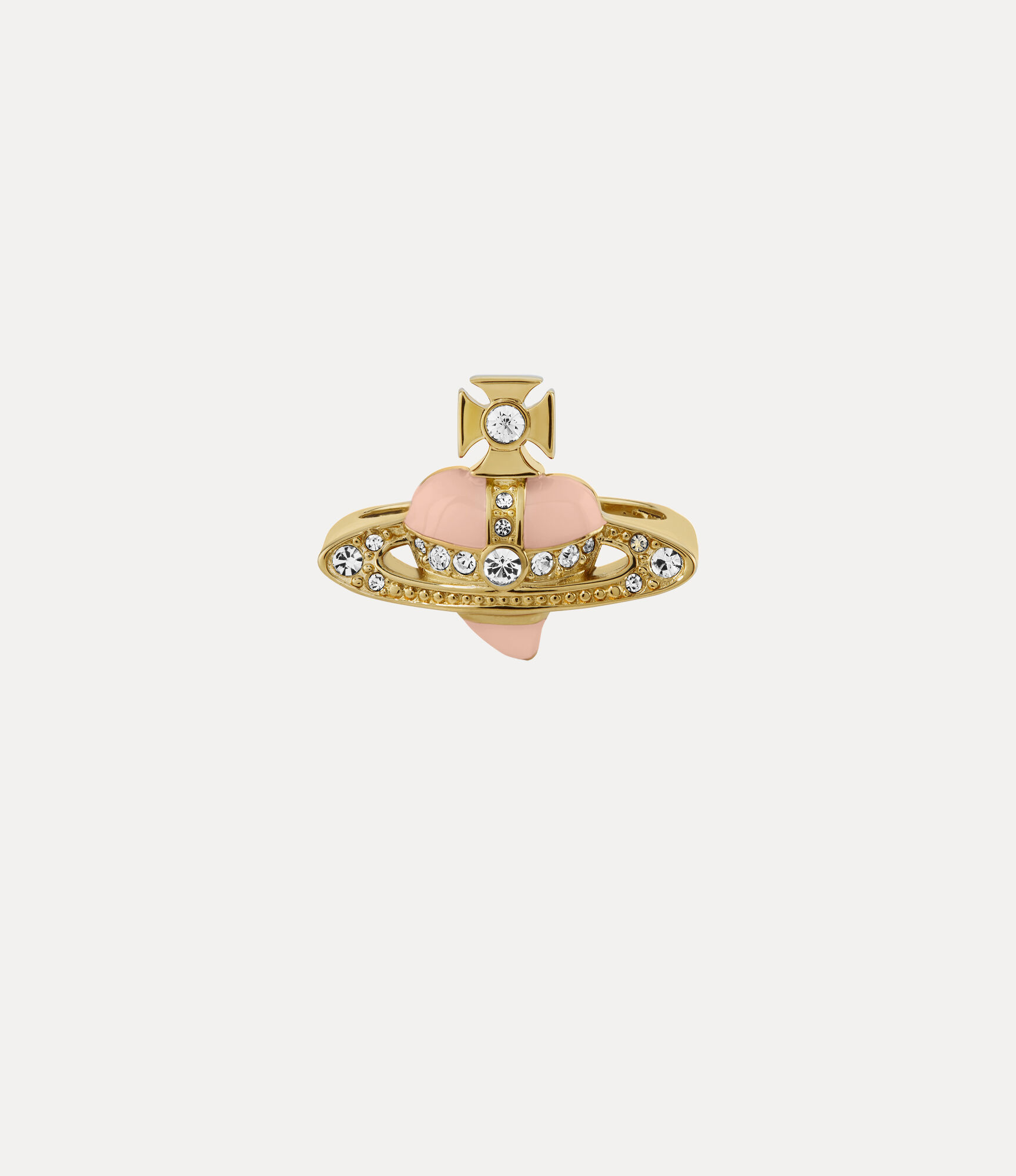 New Diamante Heart Ring   large image number 1