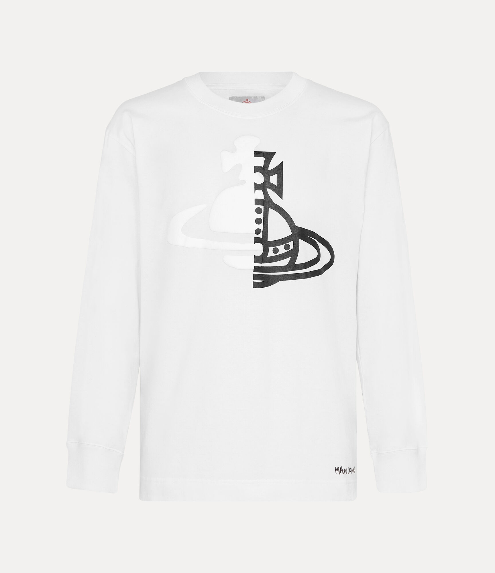 Half and Half Long Sleeve t-shirt 