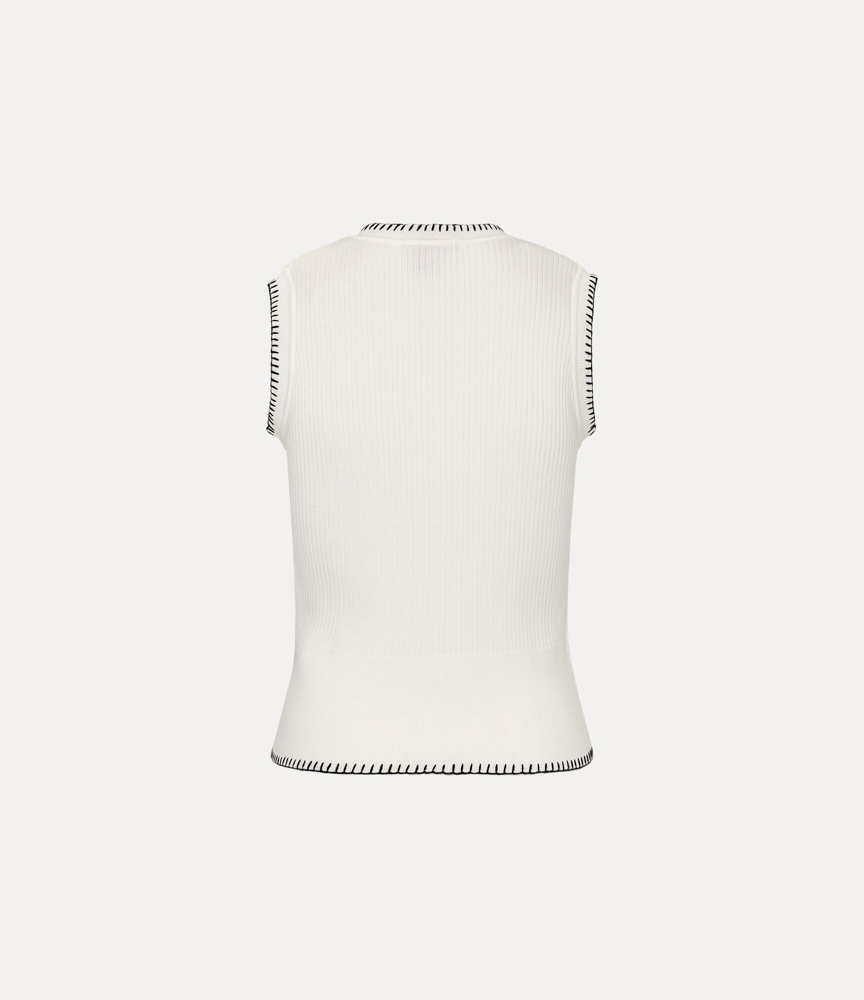 Blanket Stitch Rib Vest  large image number 5