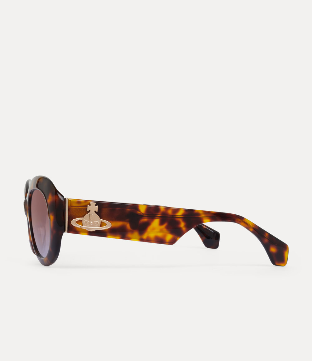 Vivienne Westwood Vivienne Sunglasses in Brown, view 3