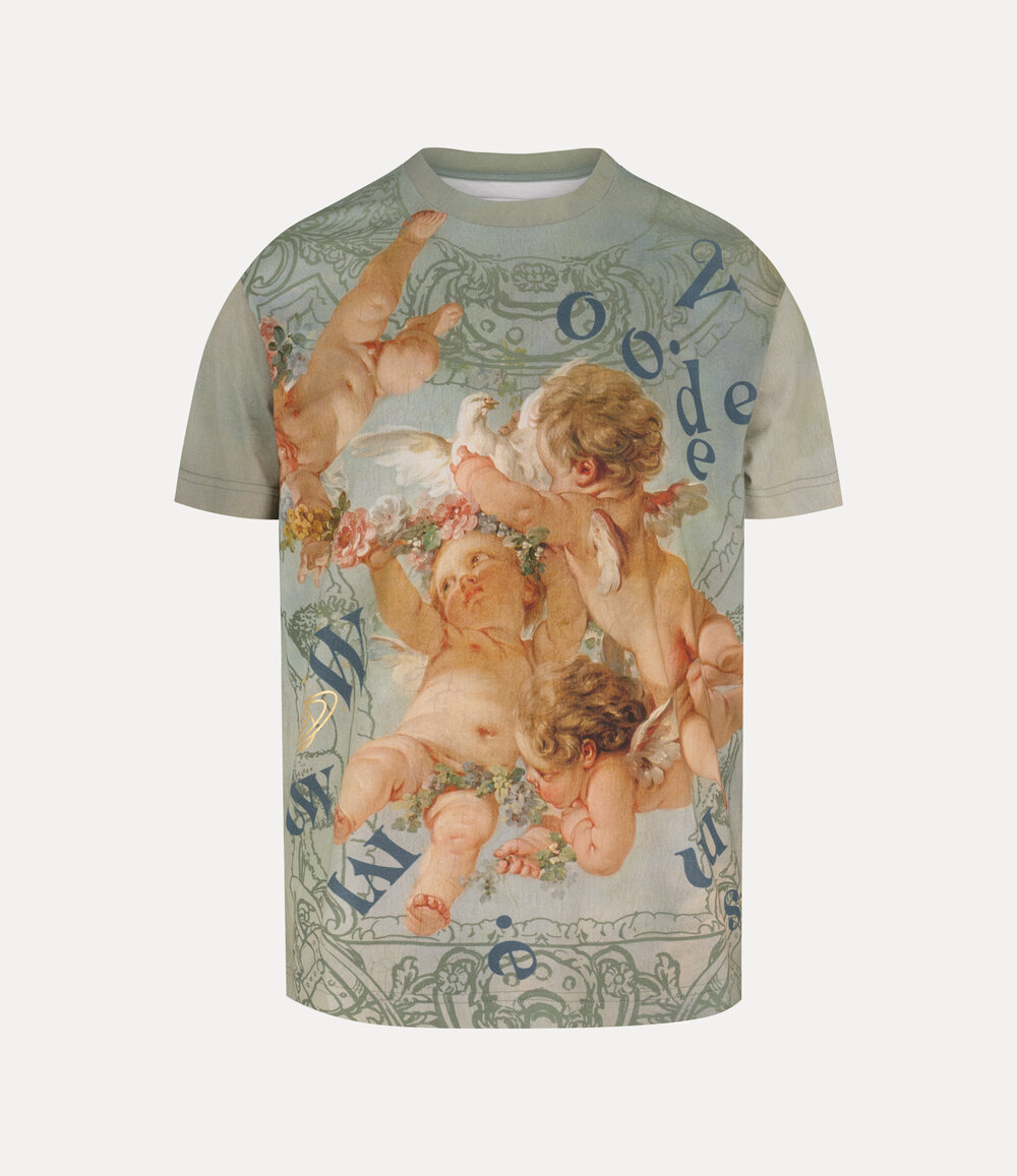 Vivienne Westwood Classic T-shirt in orb frame cherubs