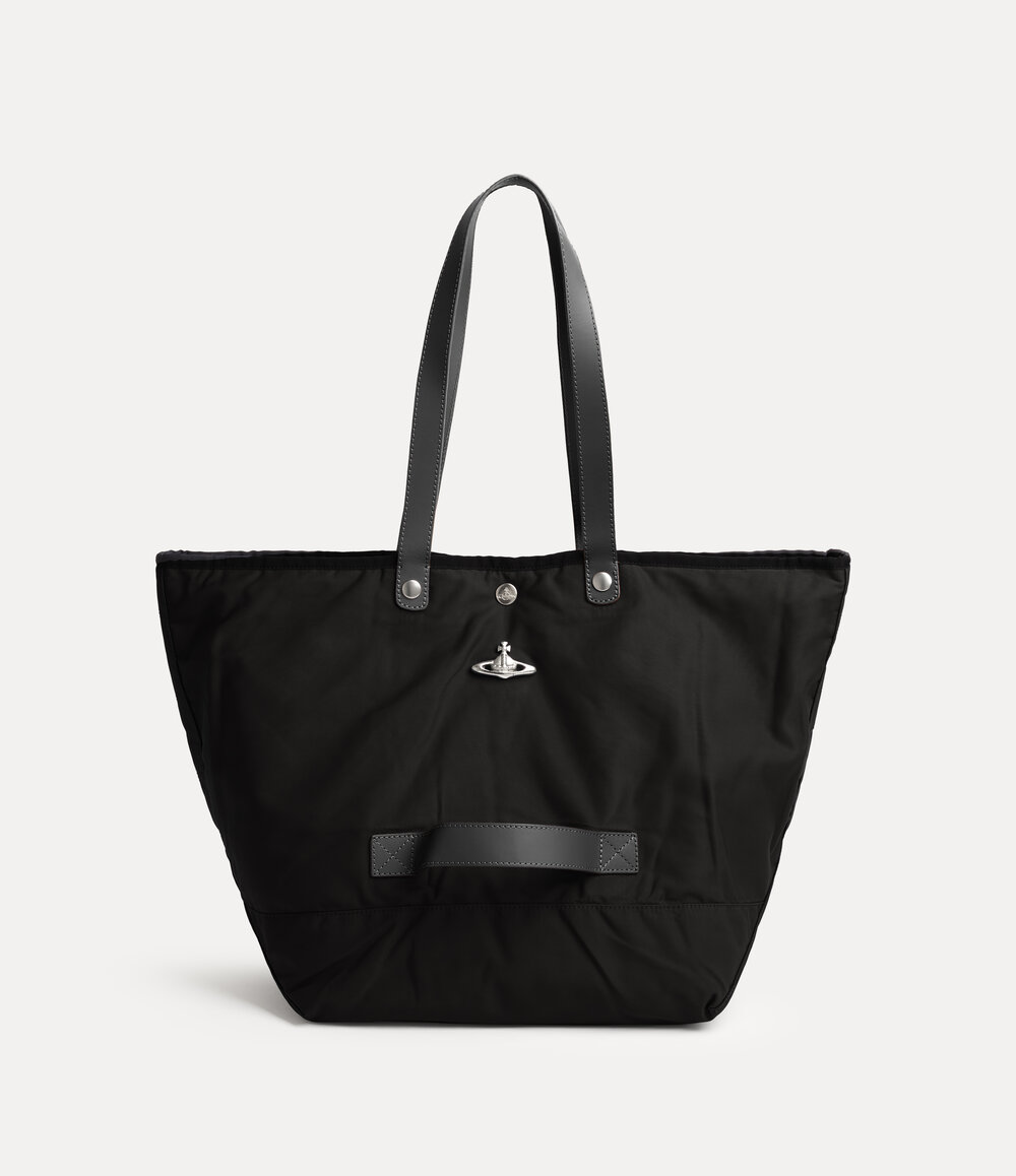 Vivienne Westwood Utility Shopper in Black Silver Hw