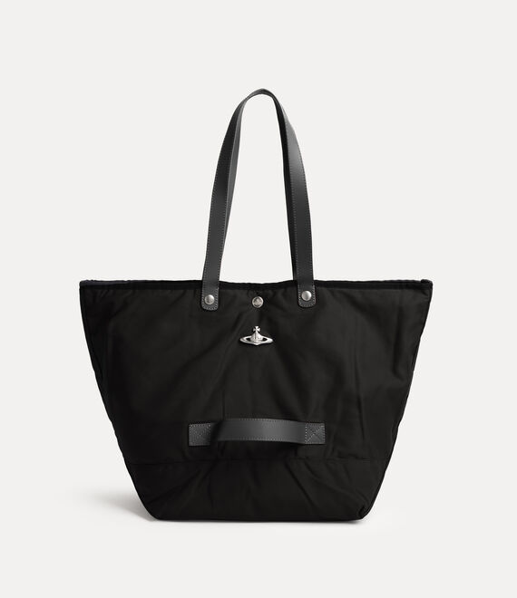 Vivienne Westwood Utility Shopper Tech Pl -black-silver-hw
