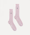 Rib cashmere socks  large image number 2