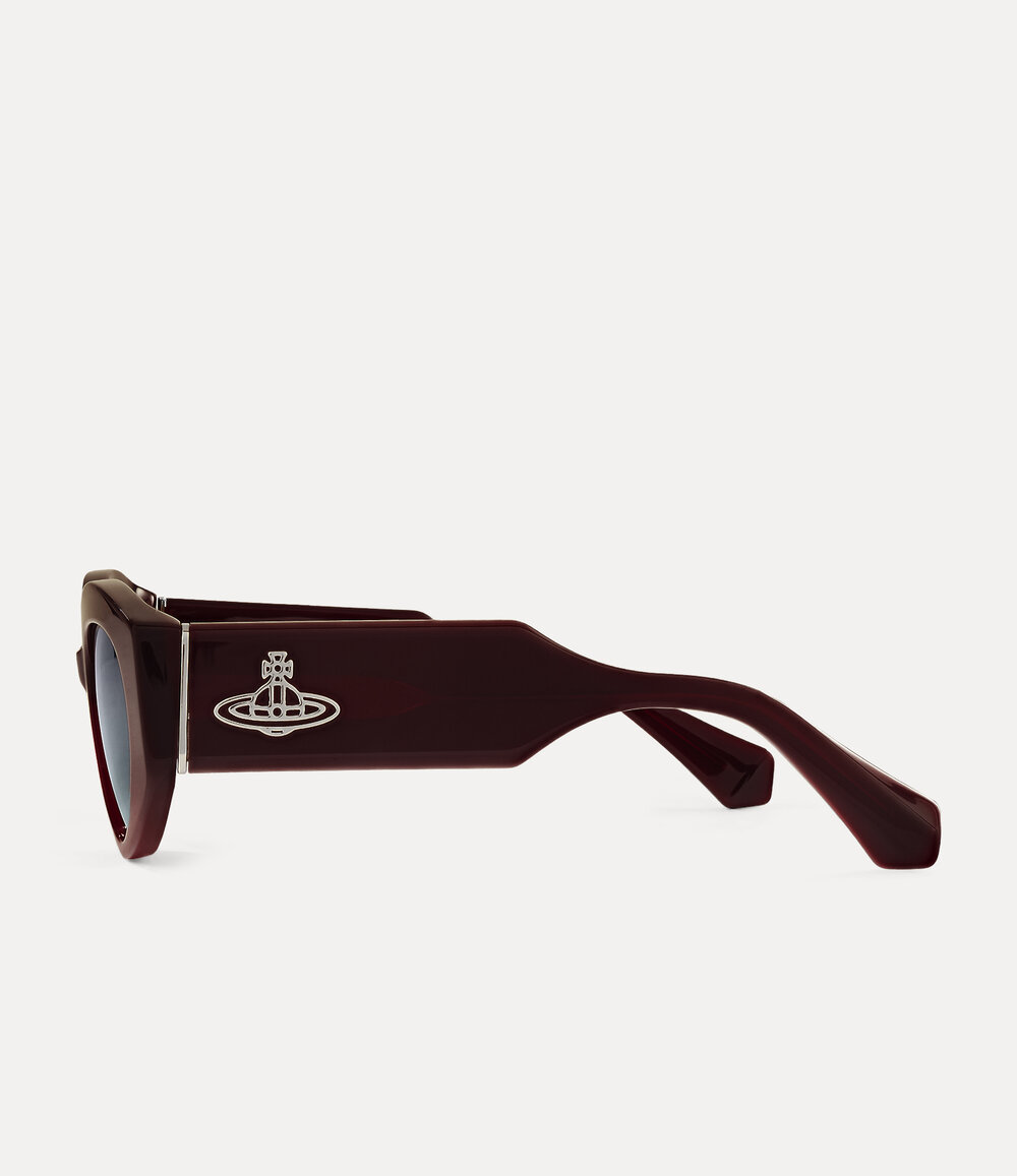 Vivienne Westwood Jackie Sunglasses in Red, view 3