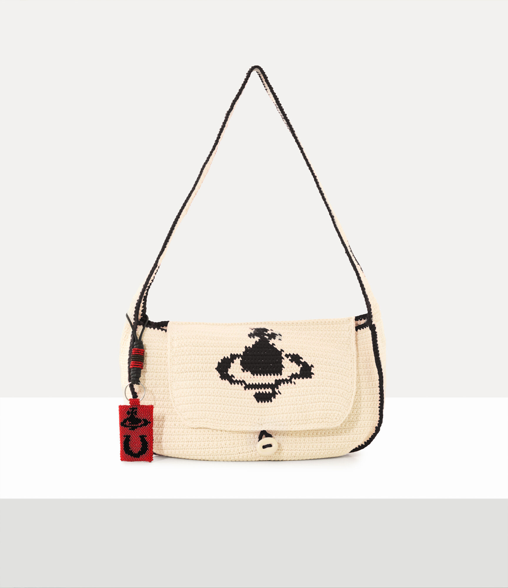 Lucky Halfmoon Crochet Bag