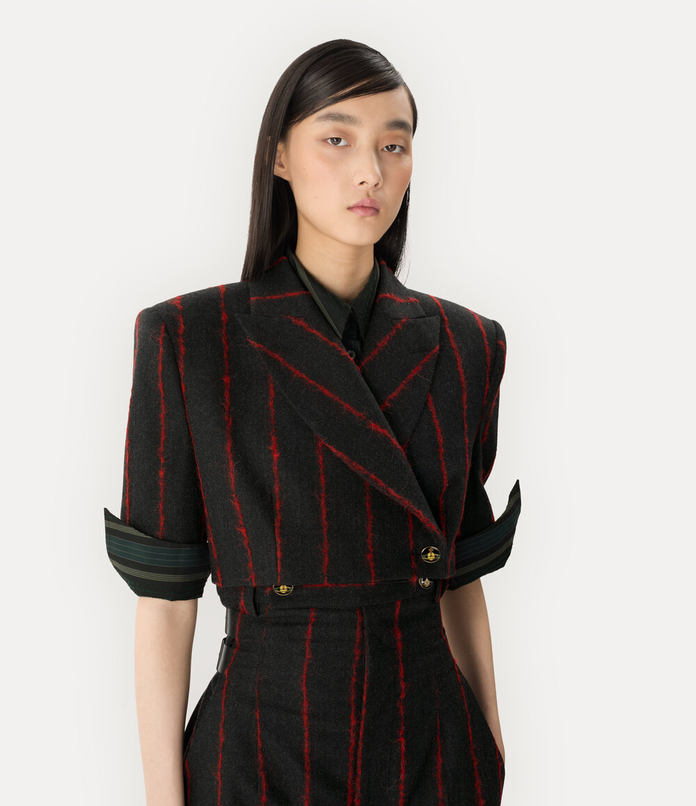 Vivienne Westwood Cut Off One Button Jacket, view 4