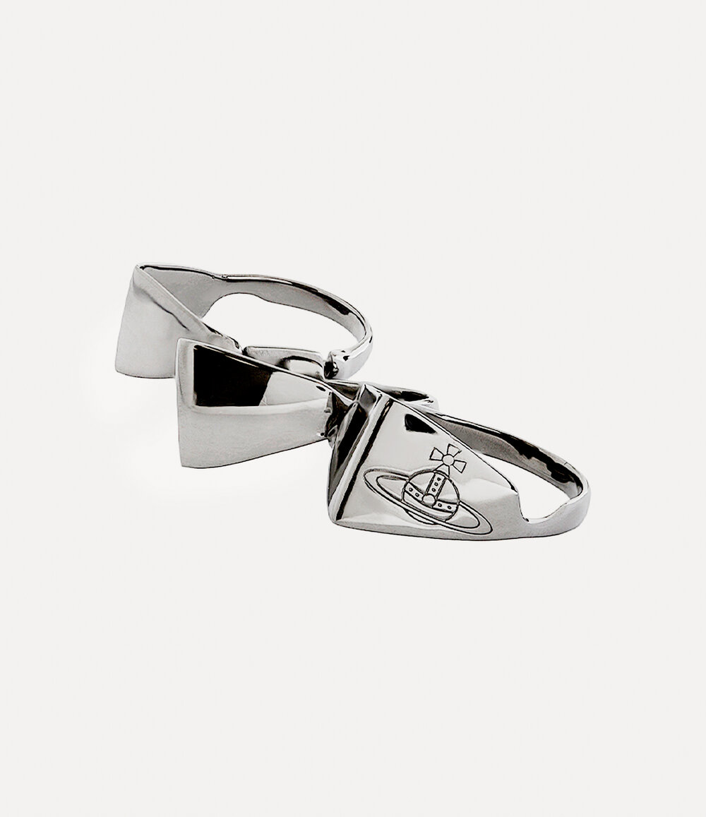 Vivienne Westwood Knuckleduster Ring in Silver, view 4