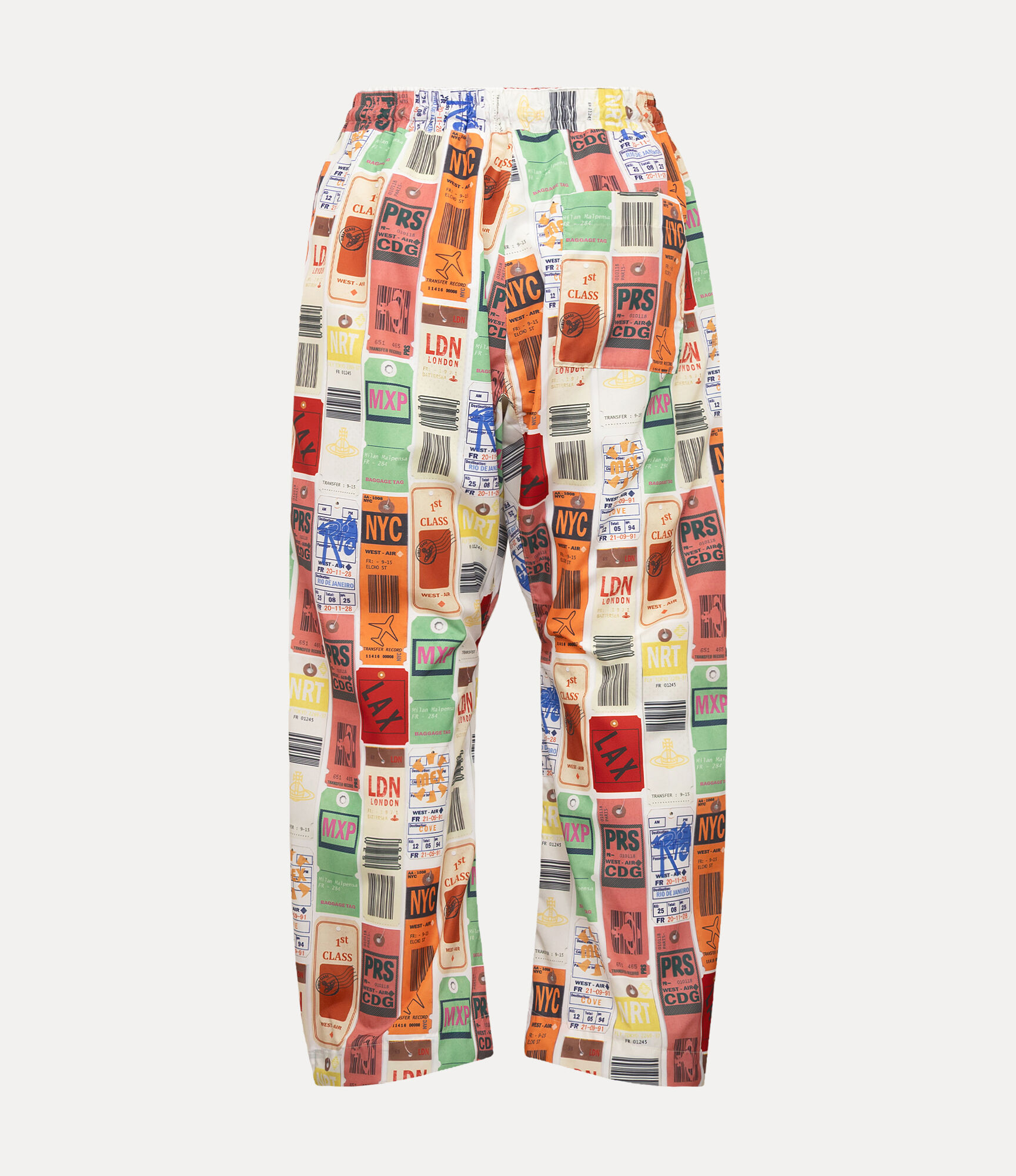 Travel Print Curve Trousers   large image number 5