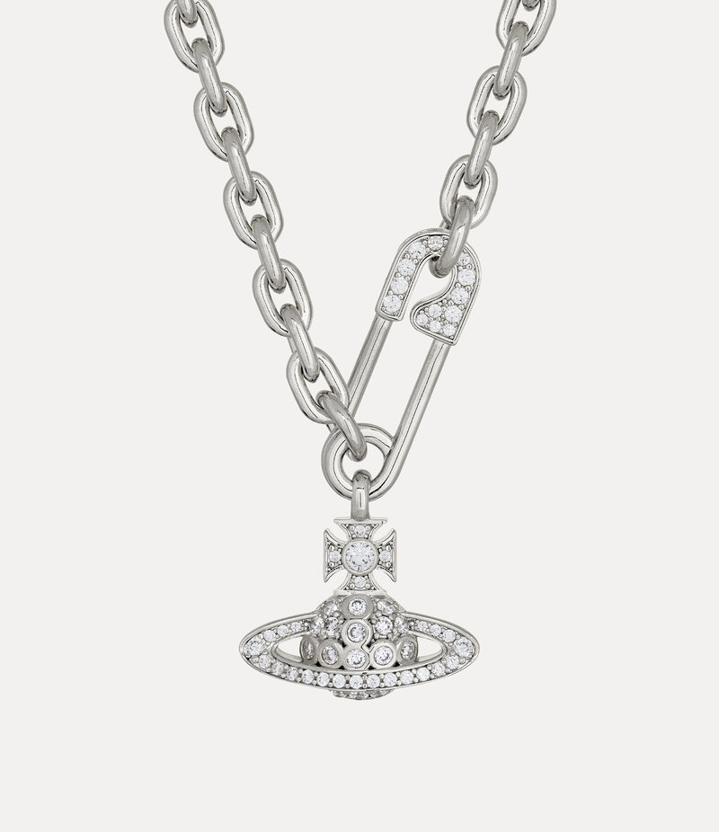 Vivienne Westwood Lucrece Large Necklace in Silver