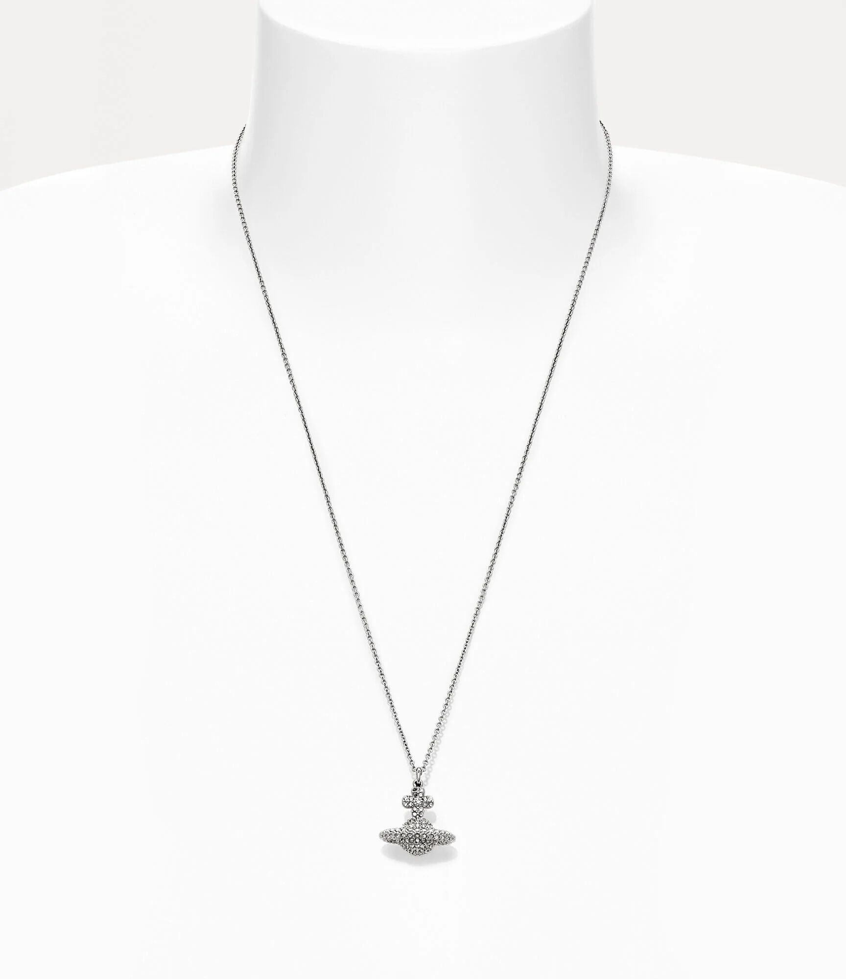 vivienne westwood Vivienne Westwood Women's Necklaces | Vivienne Westwood -  Grace Bas Relief Pendant Silver-Tone | ShopLook