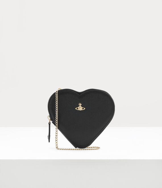 Vivienne Westwood Heart-shaped Crossbody Bag in Black