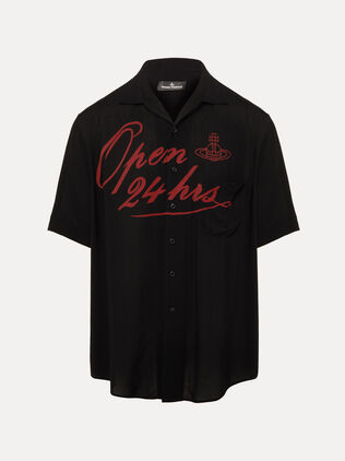 Open 24 Hours Bowling Shirt 