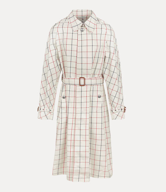 Vivienne Westwood Graziano Trench Coat In Check
