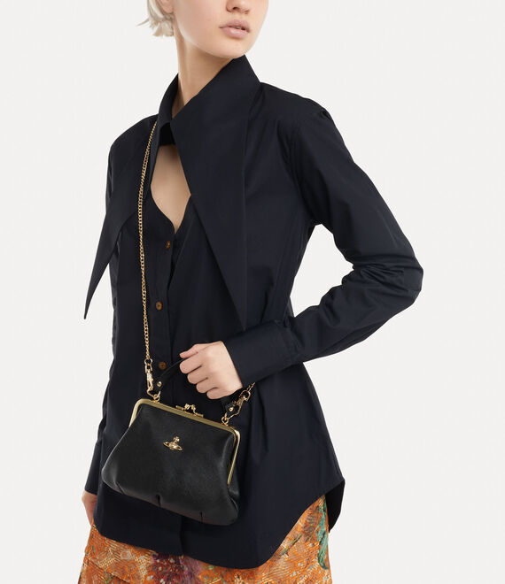 Granny Frame Purse in BLACK | Vivienne Westwood® Granny Frame Purse in BLACK | Vivienne Westwood®