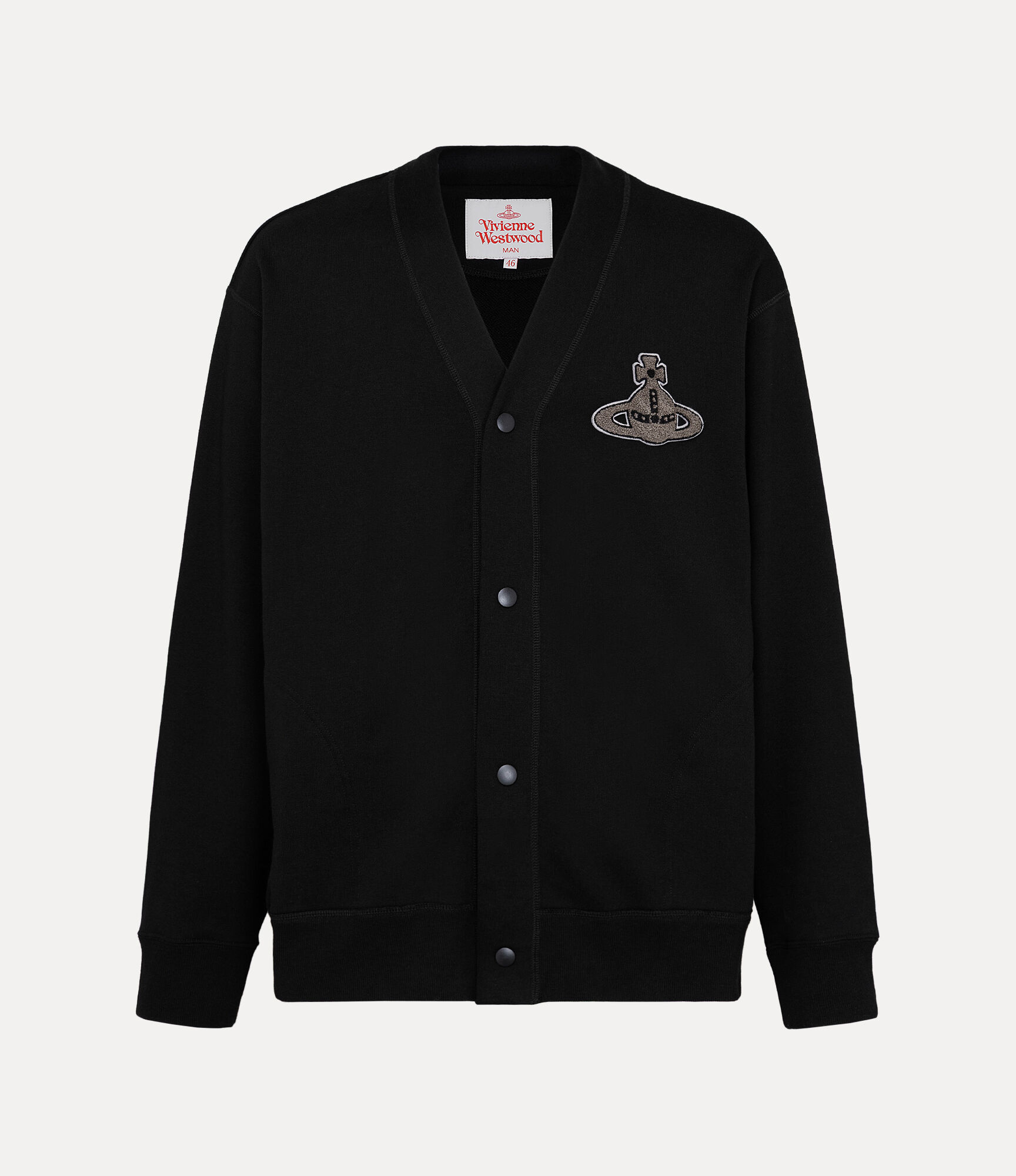 Varsity Orb V-neck Cardigan