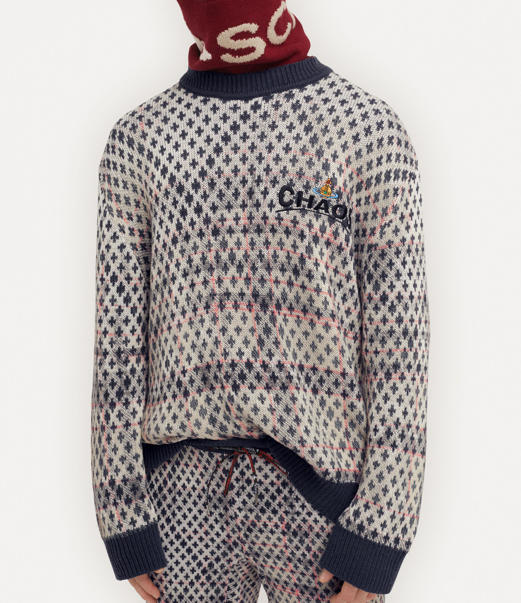 Distressed Tartan Jumper  large image number 8