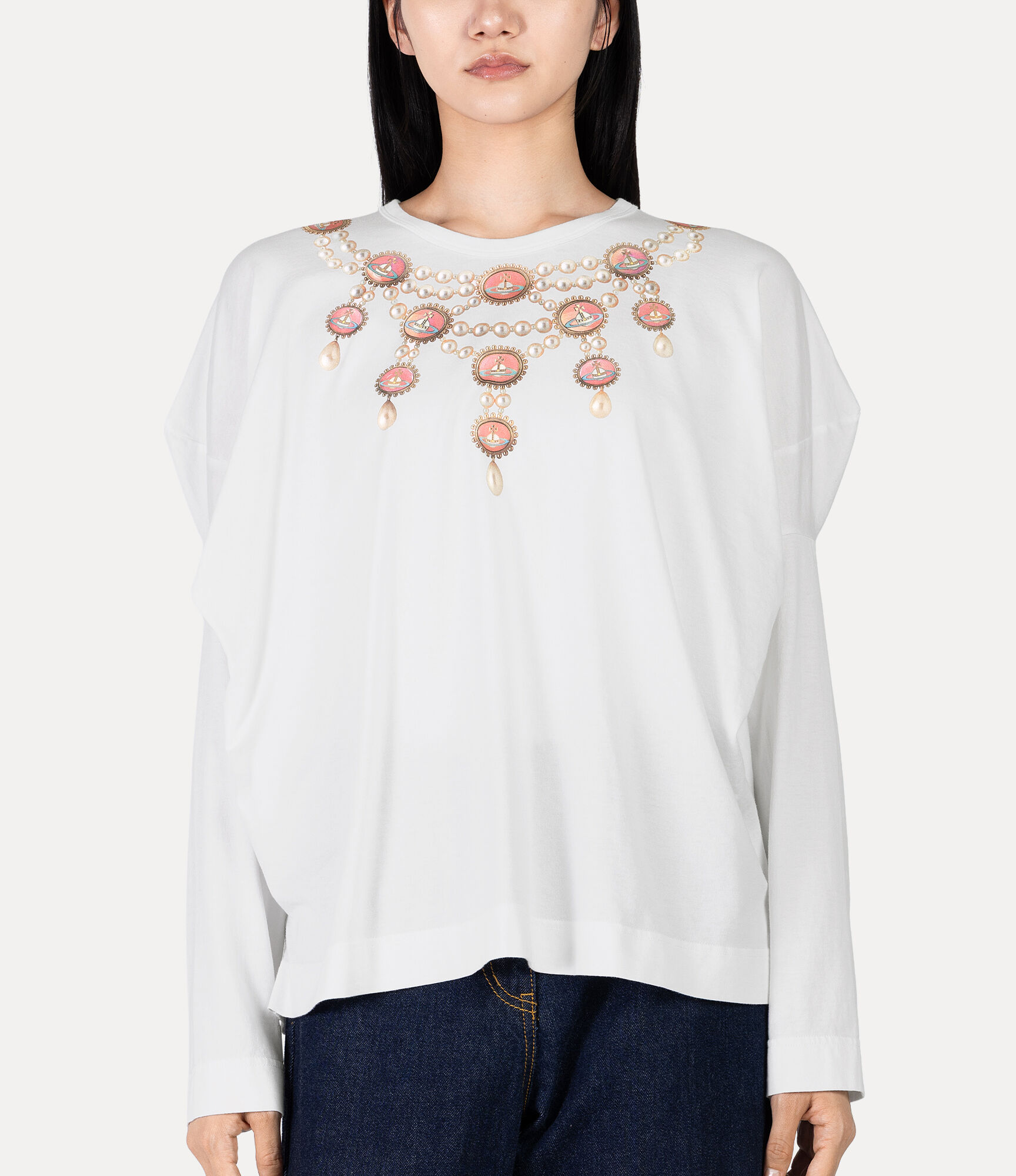 Necklace L/S T-Shirt  large image number 4