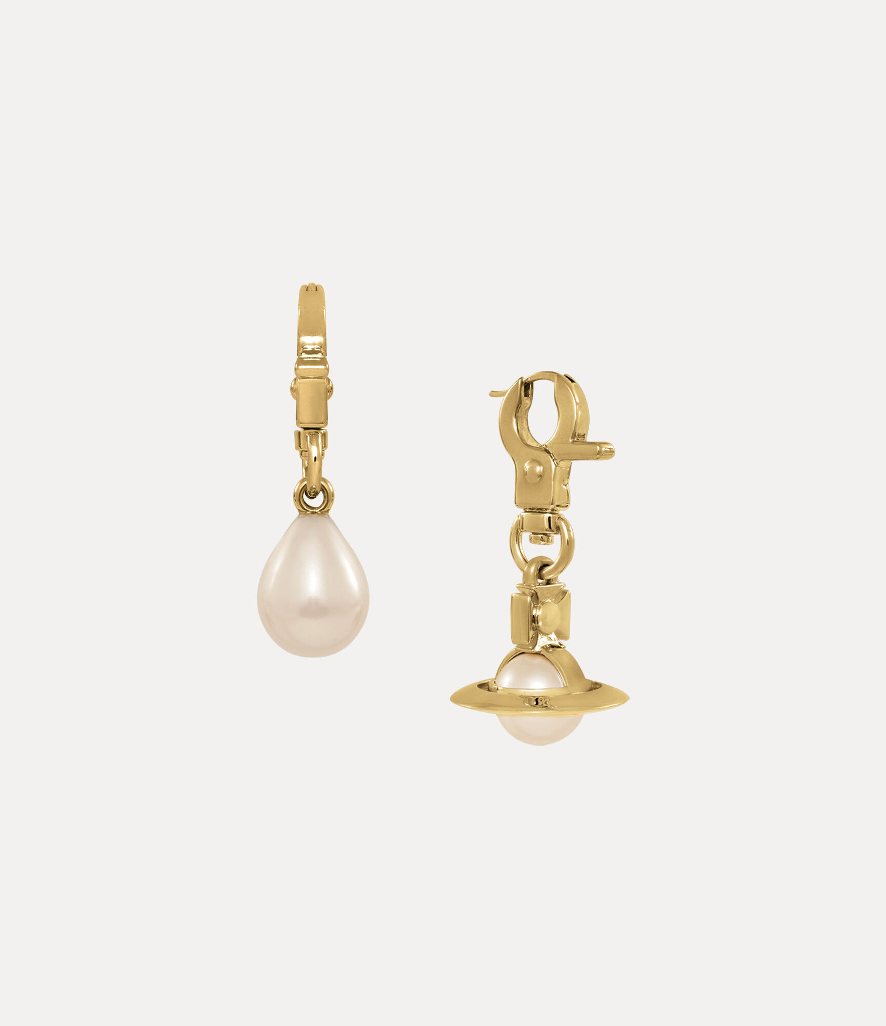 Claude Earrings in GOLDCREAMROSEPearl Vivienne Westwood®