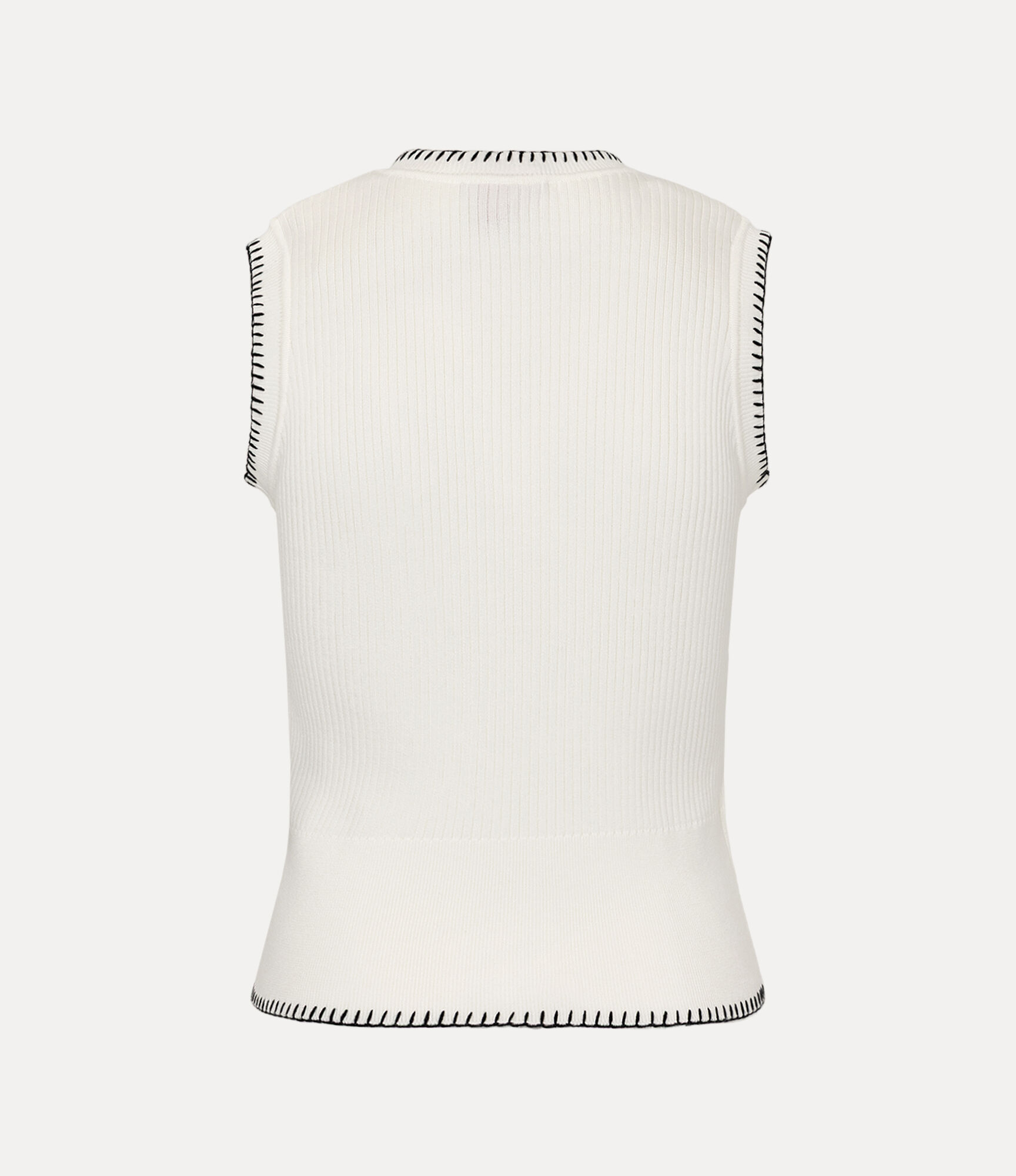 Blanket Stitch Rib Vest  large image number 5