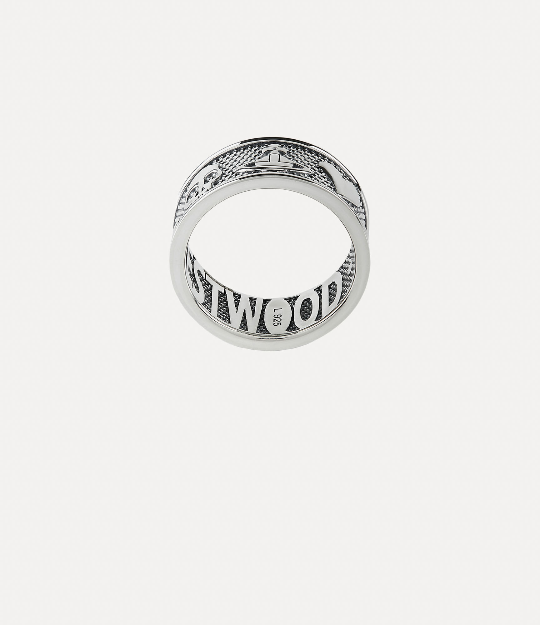 Kingston Ring in OXIDISEDSILVER925 Vivienne Westwood®