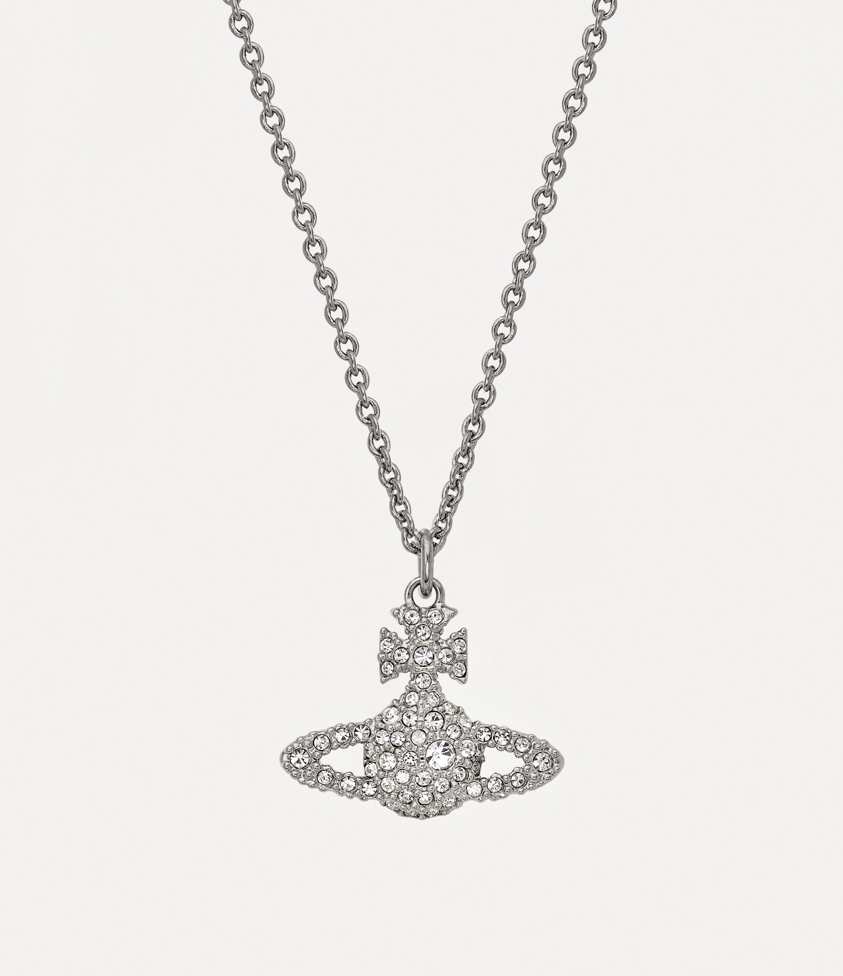 Vivienne Westwood: Silver London Orb Pendant Necklace | SSENSE