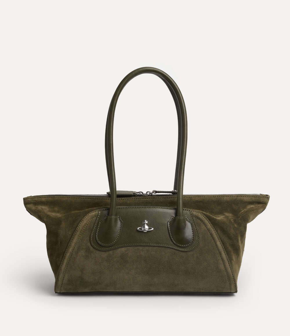 Vivienne Westwood Shirley Small Holdall in Khaki, view 4