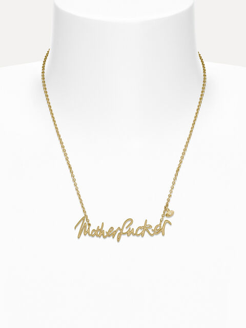 Man. Motherfucker Pendant Necklace