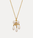 Sheryl Pendant Necklace in GOLD-CREAMROSE-Pearl | Vivienne Westwood®