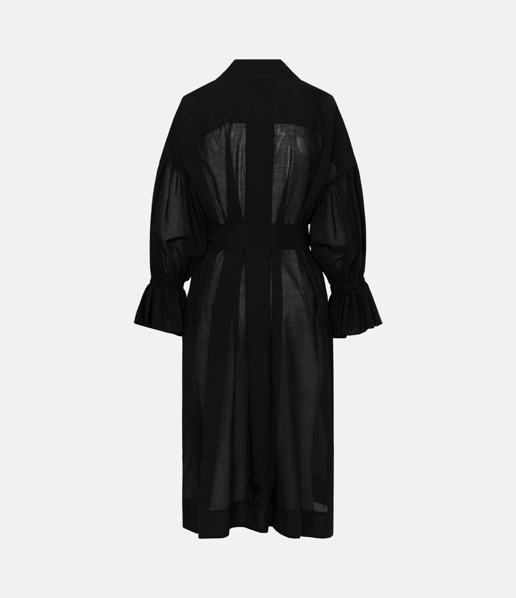 Sheer Wool Pintuck Dress  large image number 5