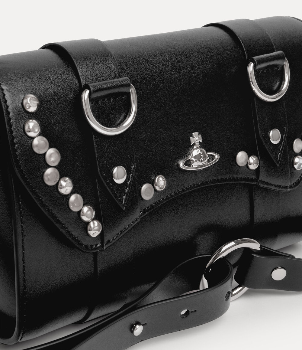Vivienne Westwood Kimmy Crossbody in Black, view 5