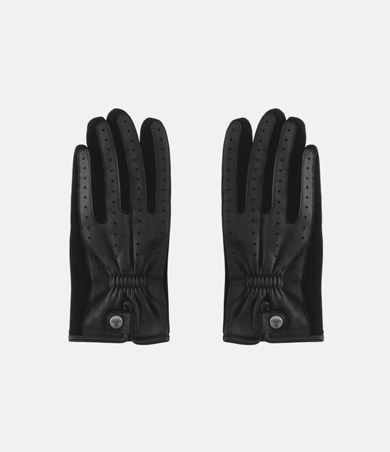 Vivienne Westwood Gloves Leather Sheep Black S Unisex