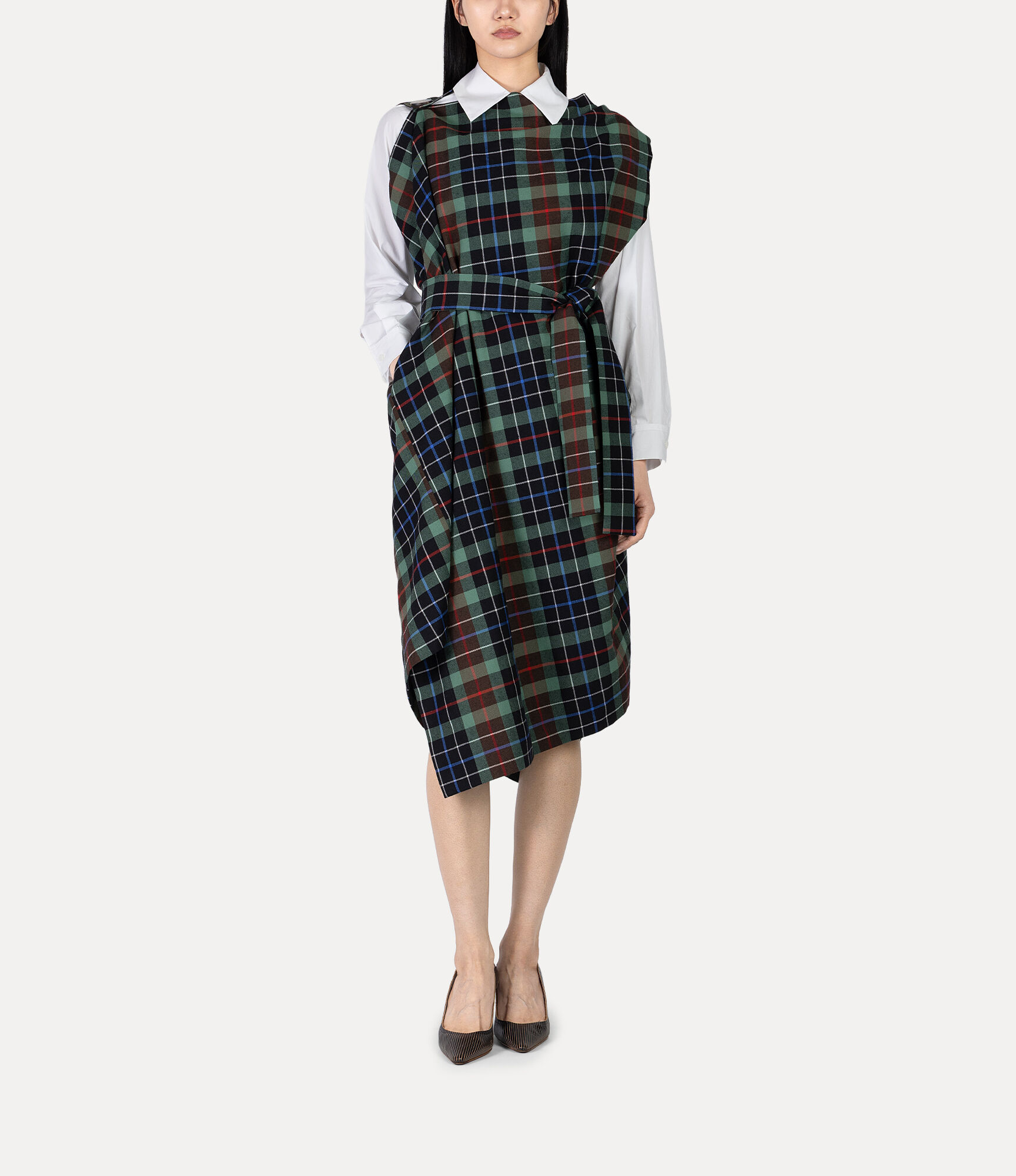 Tartan Check Rectangle Jumper Dress  large image number 2