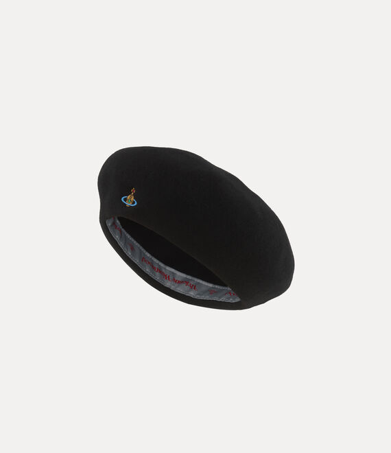 Vivienne Westwood Basque Beret Basque Wool Black S/m Unisex