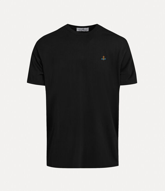 Classic T-Shirt Multicolour Orb in BLACK | Vivienne Westwood® Classic T-Shirt Multicolour Orb in BLACK | Vivienne Westwood®