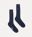 Rib cashmere socks  large image number 1