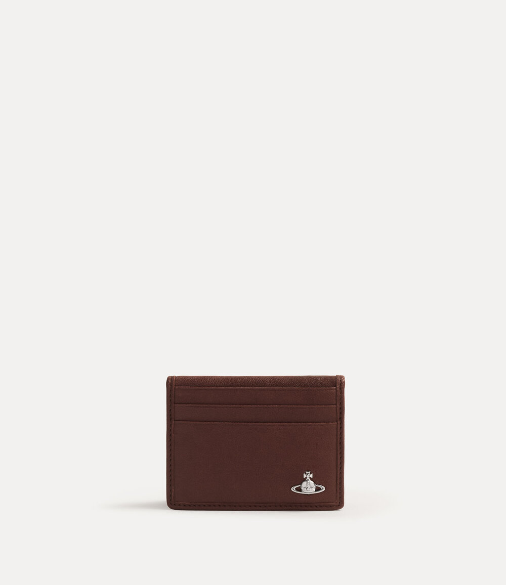 Vivienne Westwood Man. Card Holder in Chestnut