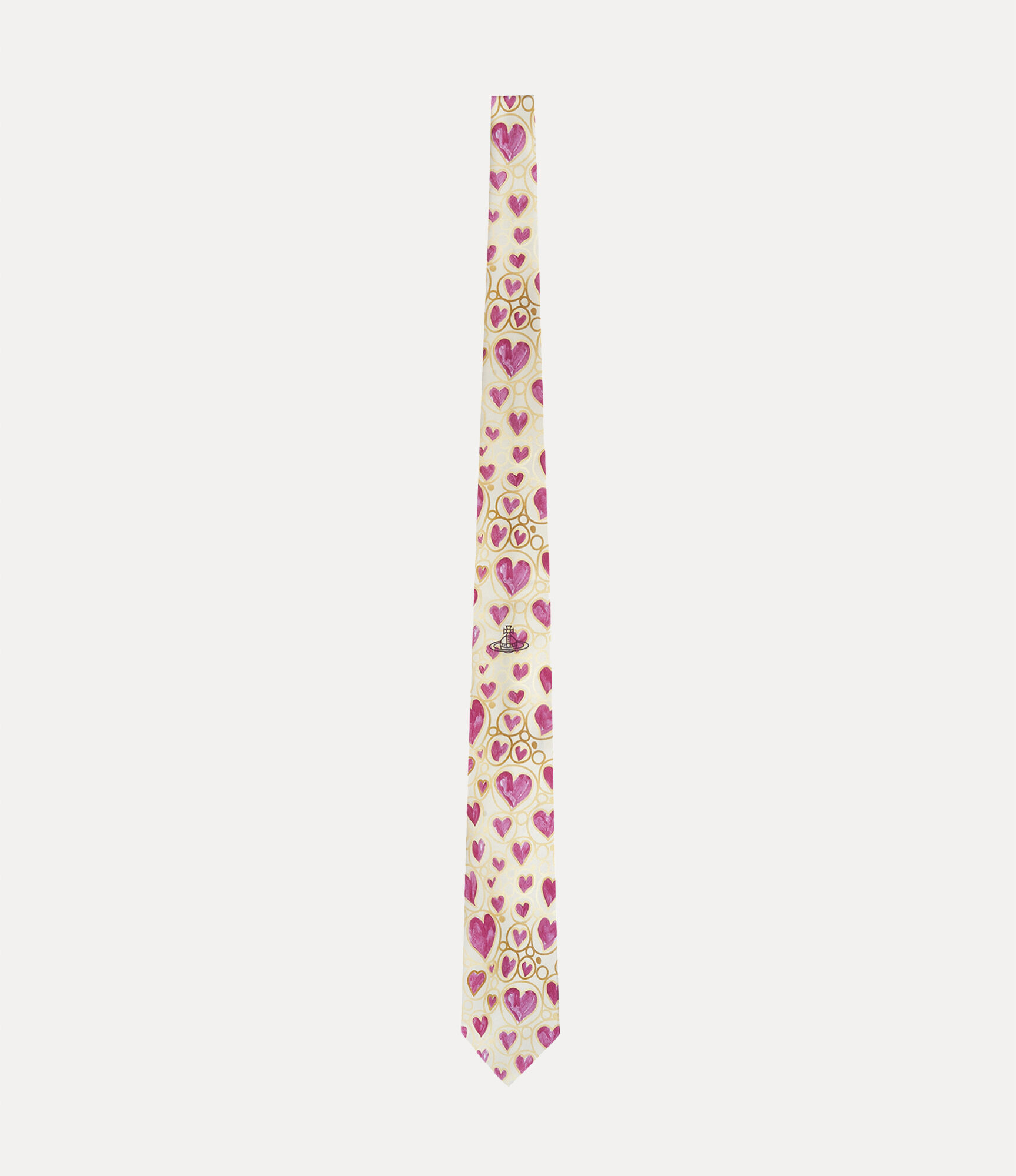 Tie cm.8.5 hearts  large image number 1