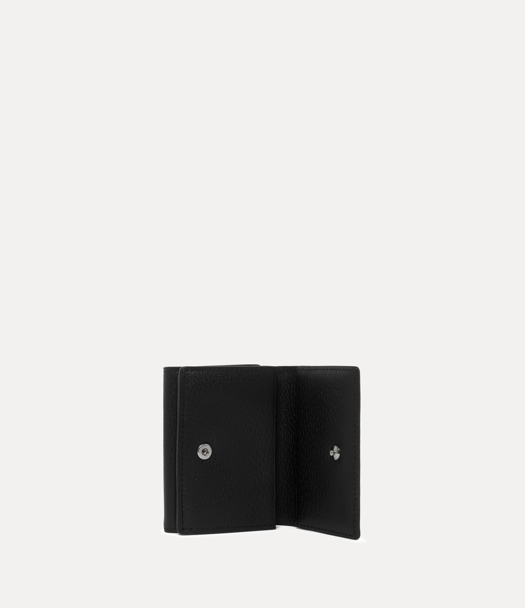Trifold Mini Wallet in BLACK | Vivienne Westwood®