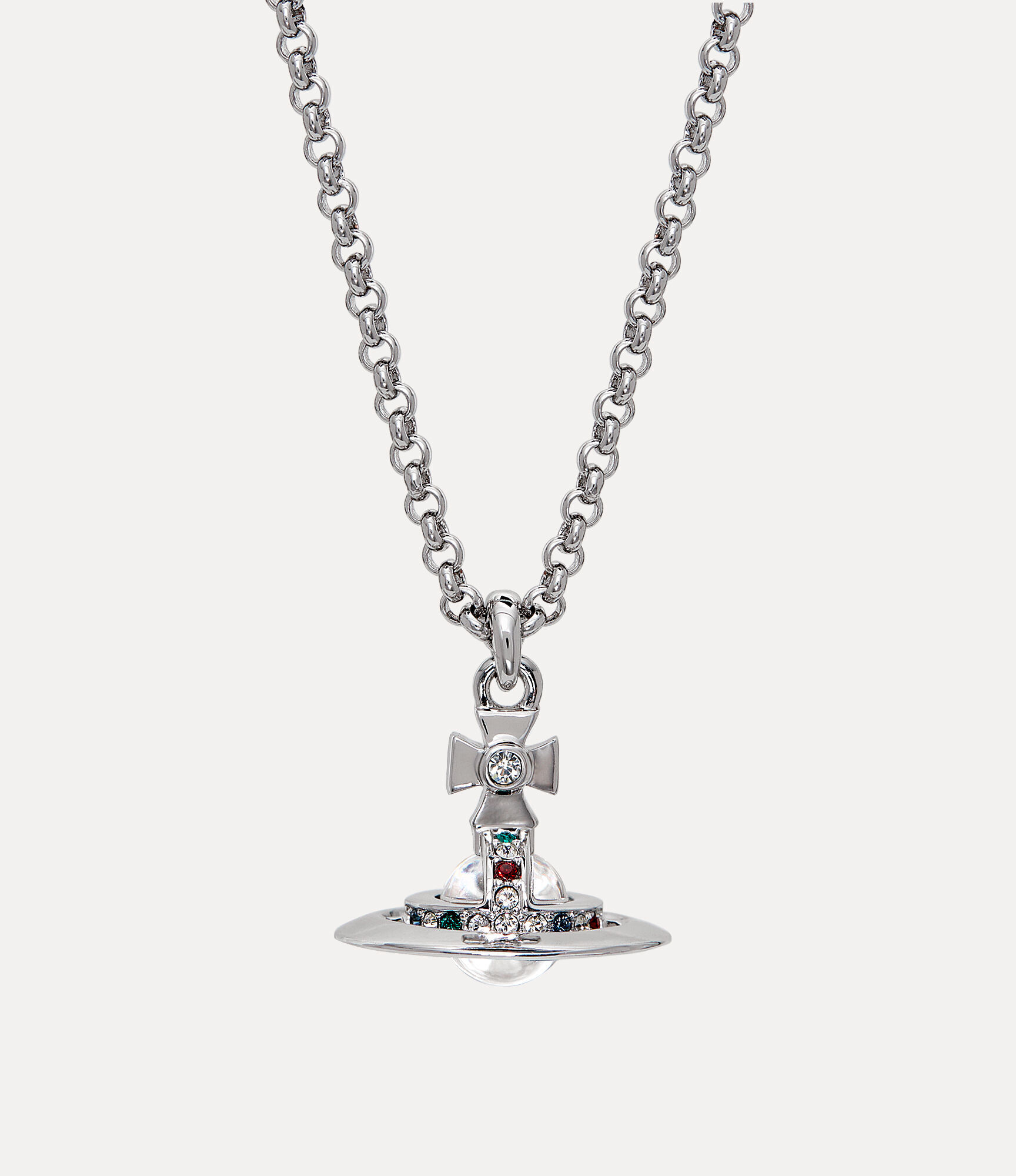 Vivienne Westwood Silver Orb and Cross Bones Necklace – PauméLosAngeles