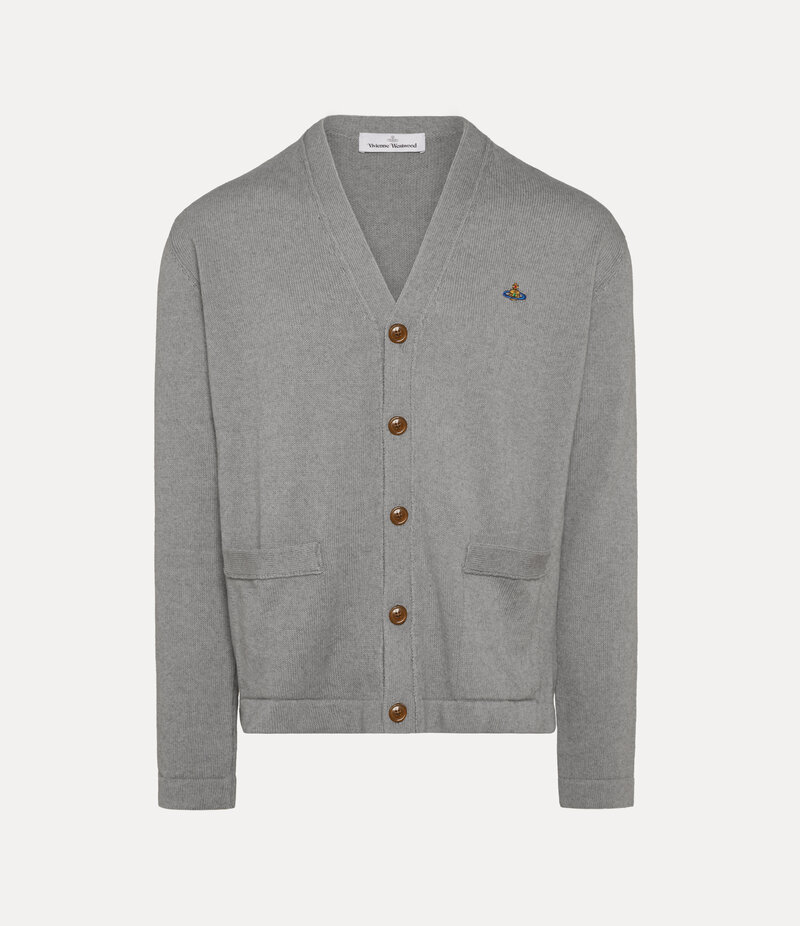Vivienne Westwood Alex Cardigan in Dark Grey Melange