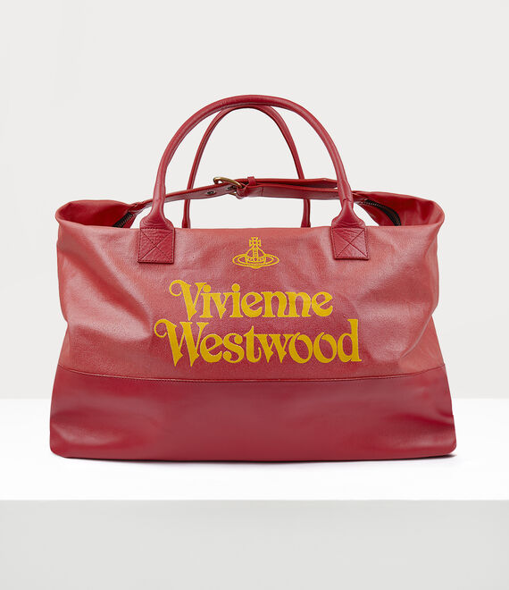 Shop Vivienne Westwood Weekender In Red-yellow